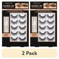 thumbnail image 1 of (2 pack) Profusion Cosmetics Iconic 3D Faux Mink Black Eyelashes 5 Pair- Oh My, 1 of 8