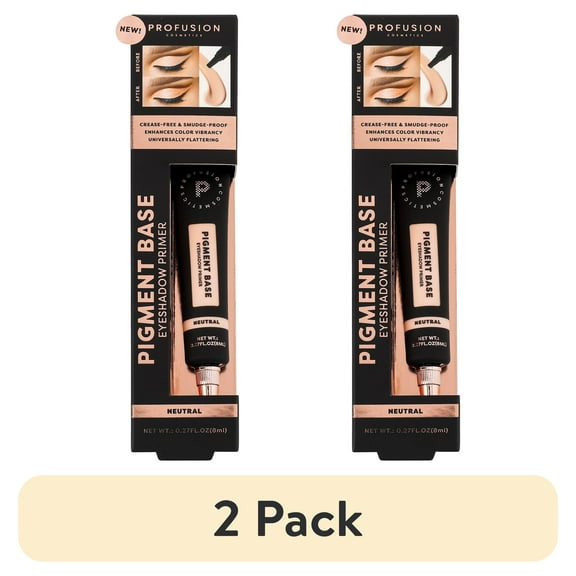 (2 pack) Profusion Cosmetics Pigment Base Eyeshadow Primer Neutral