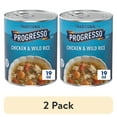 thumbnail image 1 of (2 pack) Progresso Traditional Chicken and Wild Rice Soup, Gluten Free, 19 oz, 1 of 14