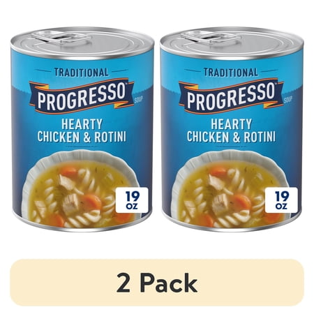 (2 pack) Progresso Traditional, Hearty Chicken & Rotini Canned Soup, 19 oz.