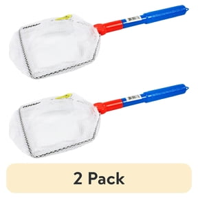 (2 pack) Promar Fun Multi-Color Bait/Fish Fishing Net 16" long x 8" wide x 1" High