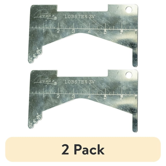 (2 pack) Promar Multipurpose CA Lobster and Crab Fishing Gauge