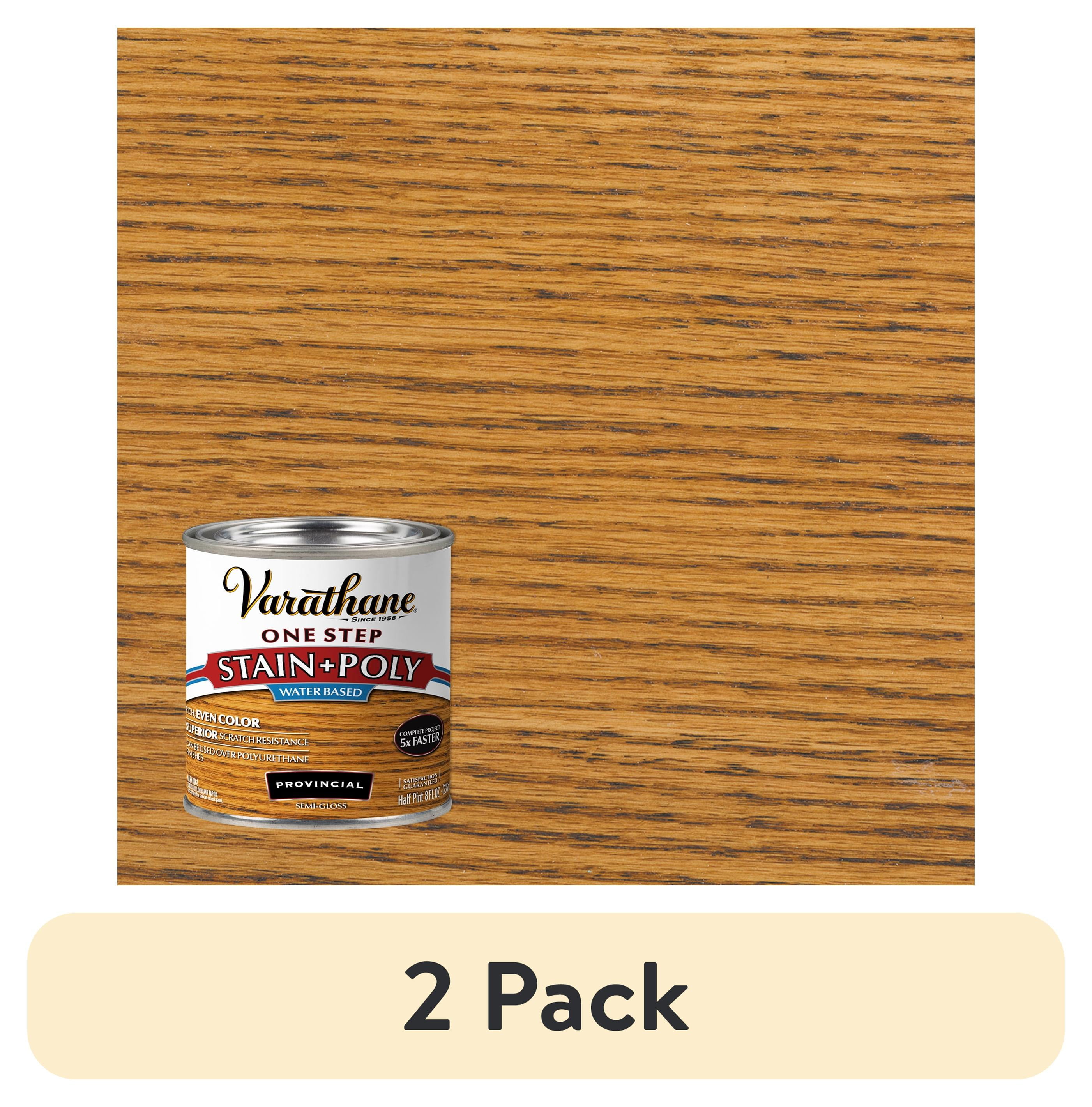 (2 pack) Provincial, Varathane Stain + Polyurethane, Semi-Gloss -384366 ...