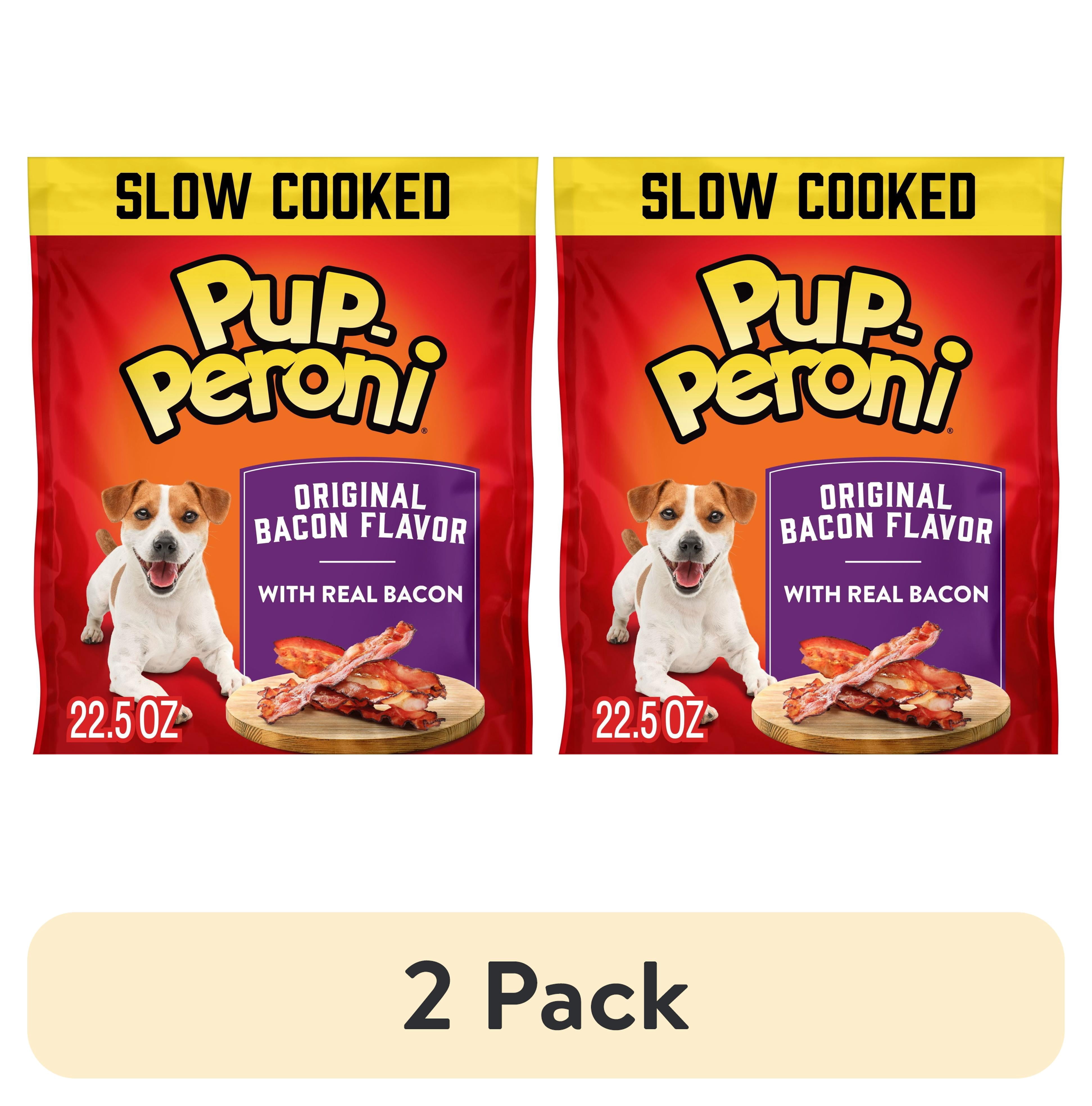 (2 pack) Pup Peroni Original Bacon Flavor Dog Treats, 22.5 Ounce Bag