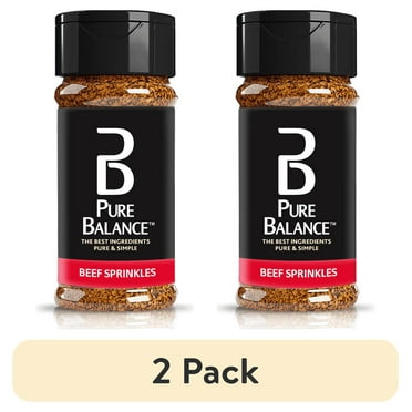 (2 pack) Pure Balance Beef Shaker Topper, Shelf-Stable, 4.2 oz Bottle