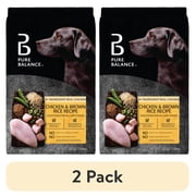 2 pack Pure Balance Chicken & Brown Rice Recipe Dry Dog Food, 30 lbs