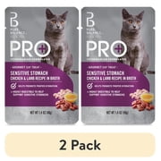 (2 pack) Pure Balance Pro+ Sensitive Stomach Chicken & Lamb Recipe in Broth, 1.4 oz