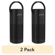 (2 pack) Pure Enrichment PureZone Mini Portable Air Purifier - Cordless True HEPA Filter Cleans Air & Eliminates 99.97% of Dust, Odors, & Allergens Close to You