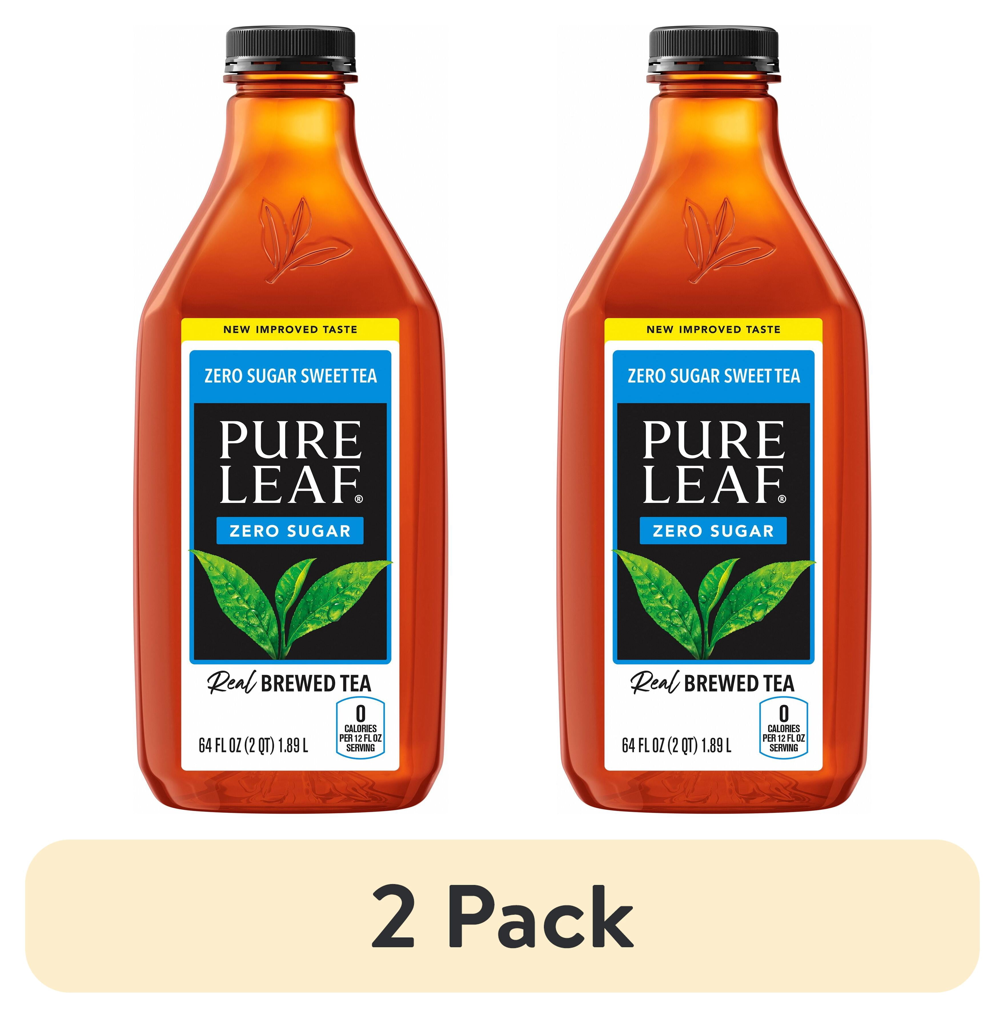 (2 pack) Pure Leaf Zero Sugar Real Brewed Tea Sweet 64 Fl Oz