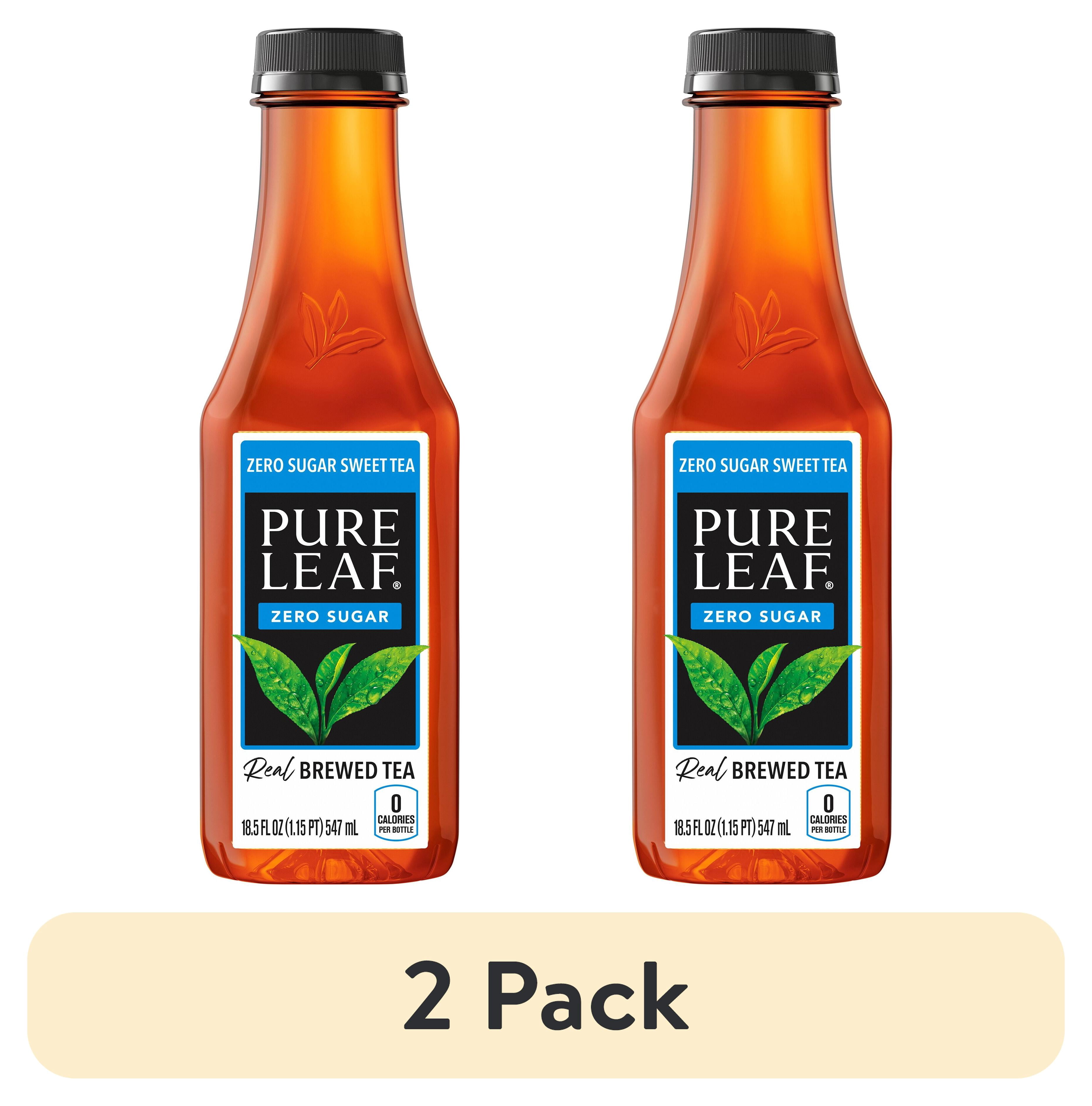(2 pack) Pure Leaf Zero Sugar Real Brewed Tea Sweet Tea 18.5 Fl Oz