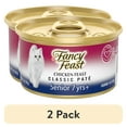 thumbnail image 1 of (2 pack) Purina Fancy Feast Senior Classic Pate Chicken Feast Wet Cat Food, 3 oz Can, 1 of 12