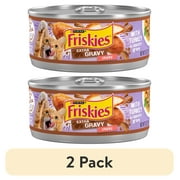 (2 pack) Purina Friskies Extra Chunky Gravy, Soft Turkey, Wet Cat Food, 5.5 oz Can