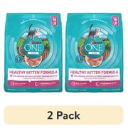 2 pack Purina ONE Plus, Healthy Kitten Formula, Dry Kitten Food, Chicken, 16 lb Bag