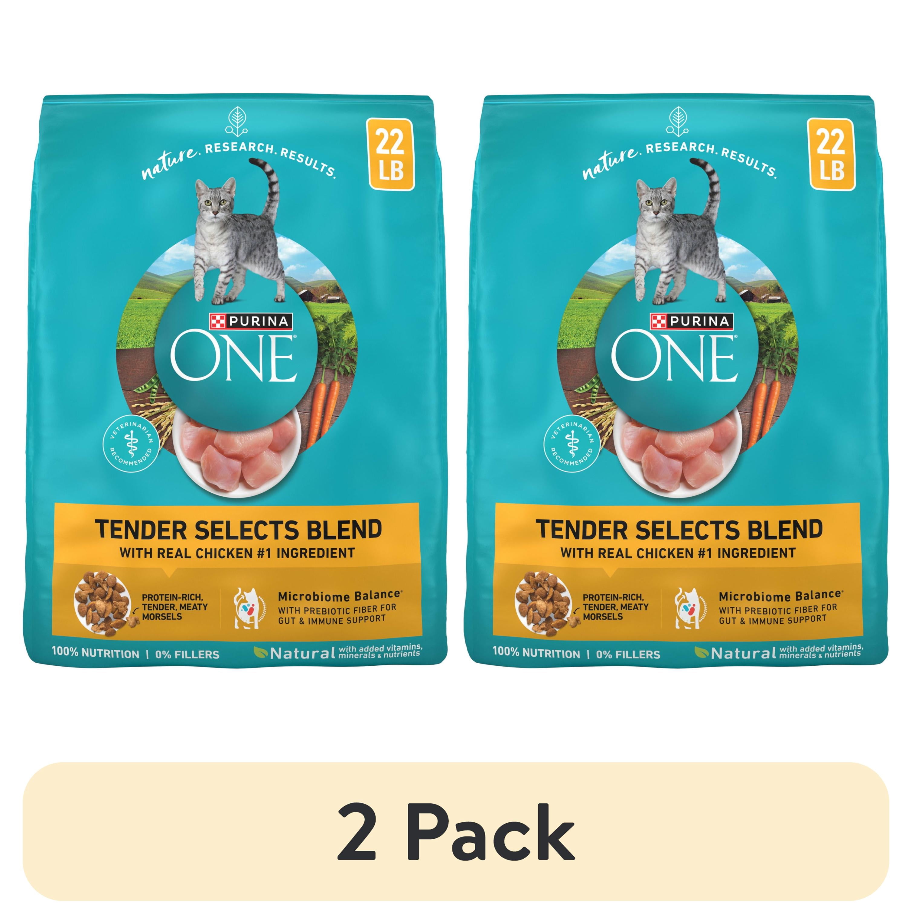 PURINA ONE ドライフード 2kg 6袋セット！！２日間限定値下げ！！ 2 pack) Purina ONE Tender Select Blends Dry Cat Food, Chicken, 22