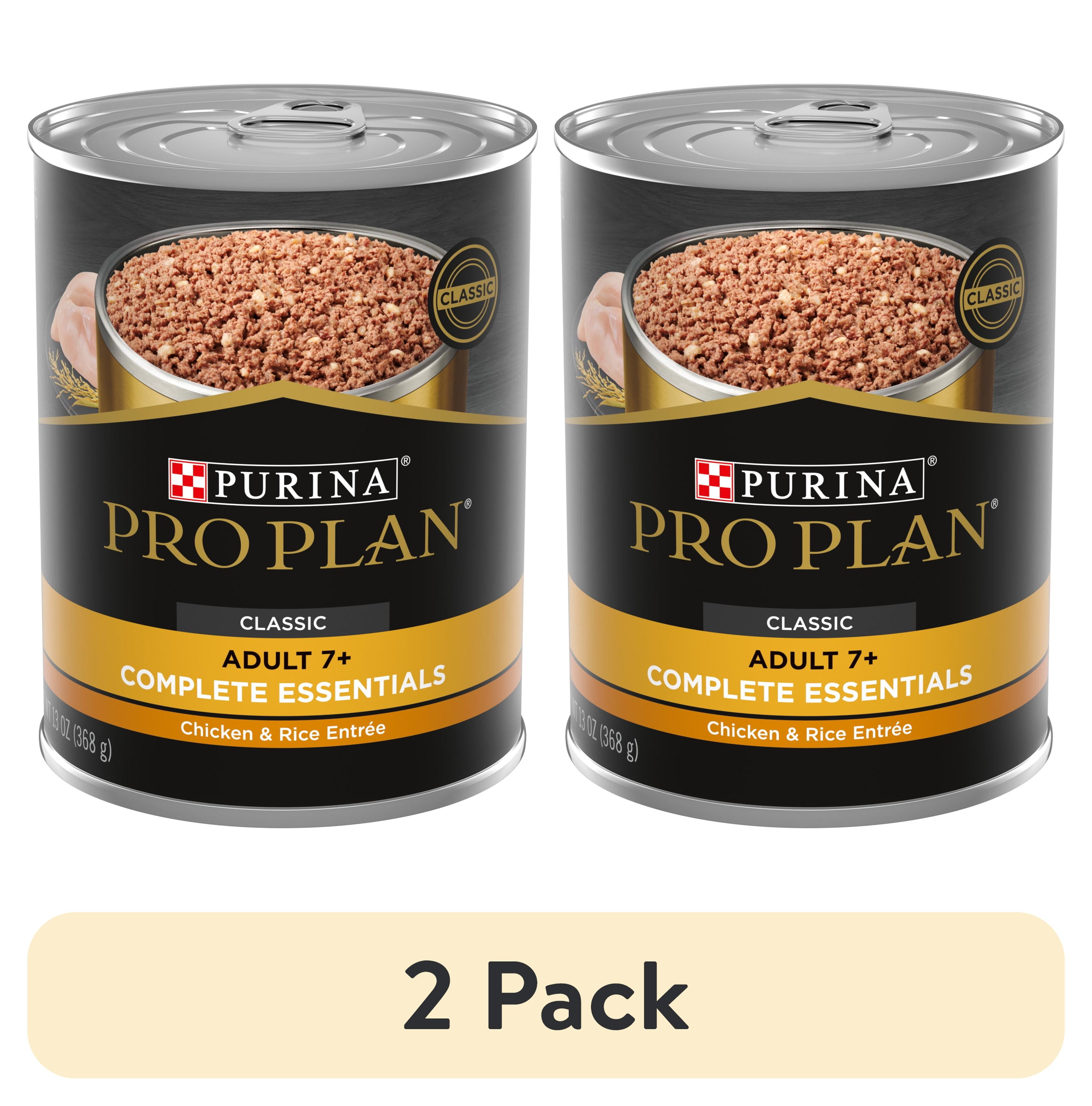 2 pack) Purina Pro Plan Complete Essentials Wet Dog Food, High