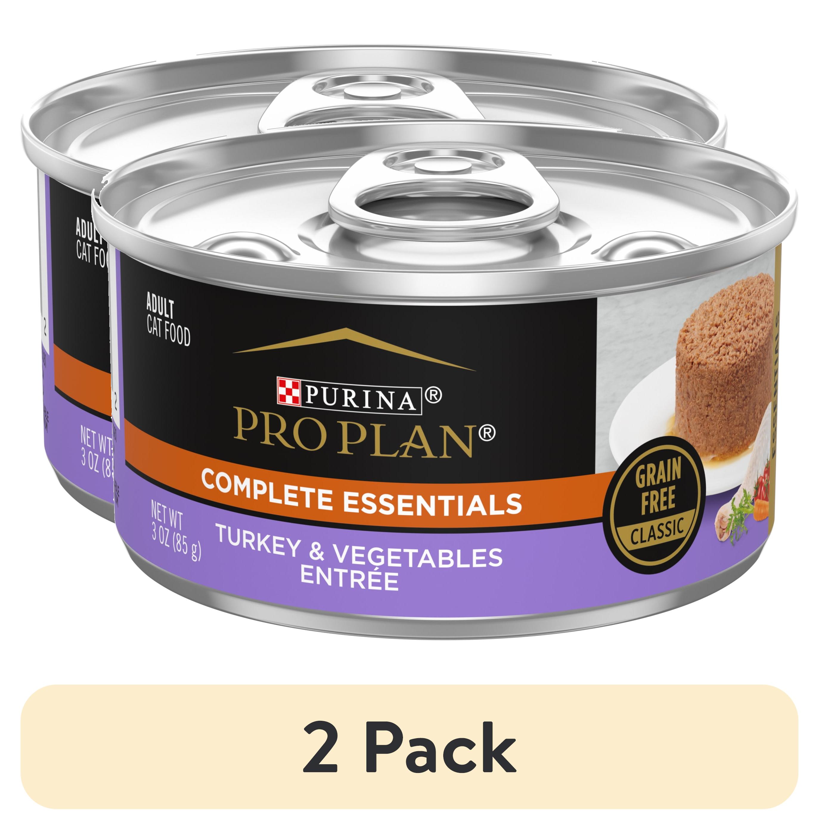  2 Pack Purina Pro Plan Grain Freee Turkey And Vegetables Wet Cat 