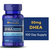 (2 pack) Puritan's Pride DHEA 50 mg-100 Tablets