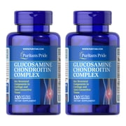 2 pack Puritans Pride Glucosamine Chondroitin Complex Capsules, 120 Count