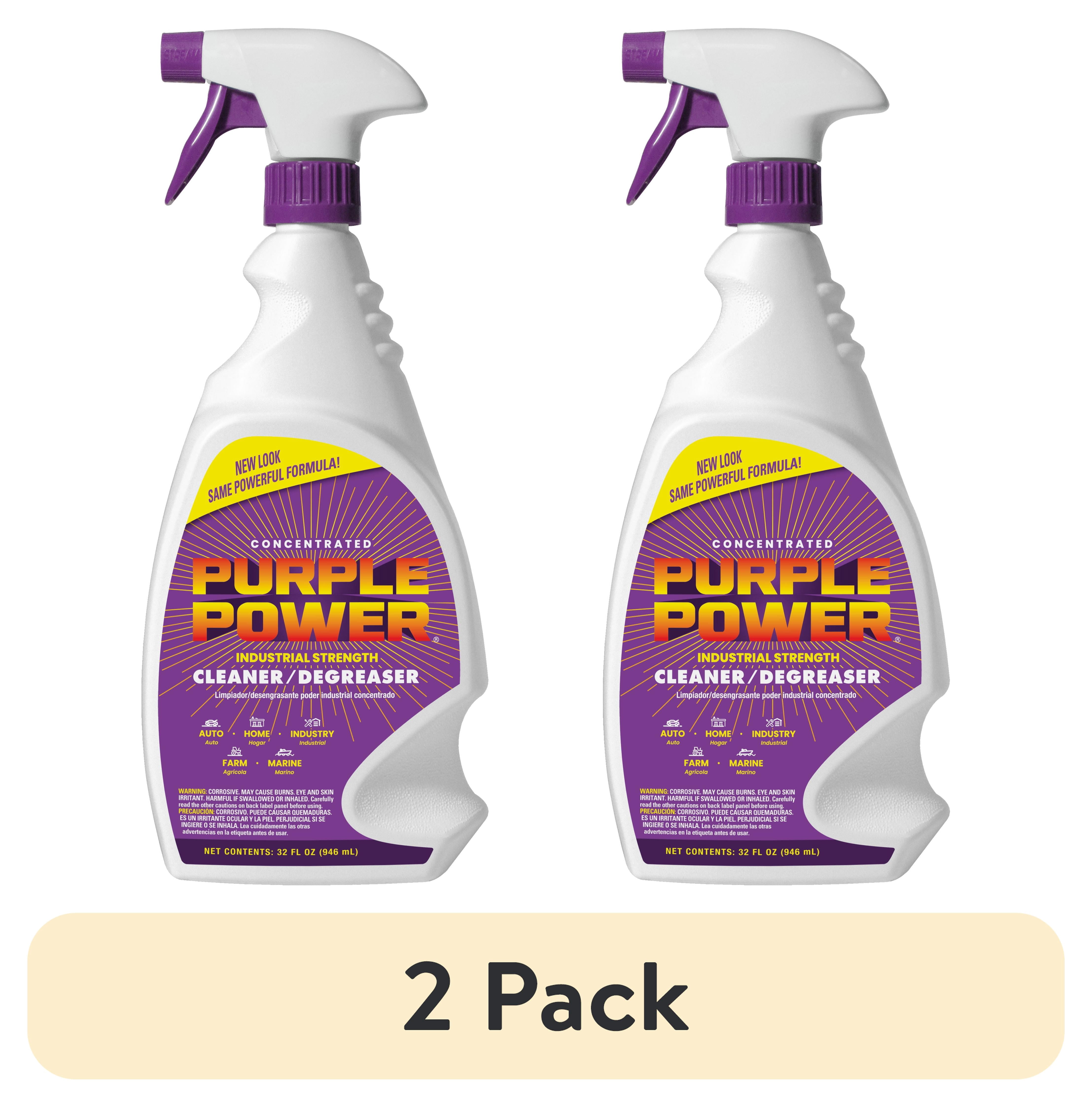 (2 pack) Purple Power Concentrated Industrial Cleaner/Degreaser, 32 oz