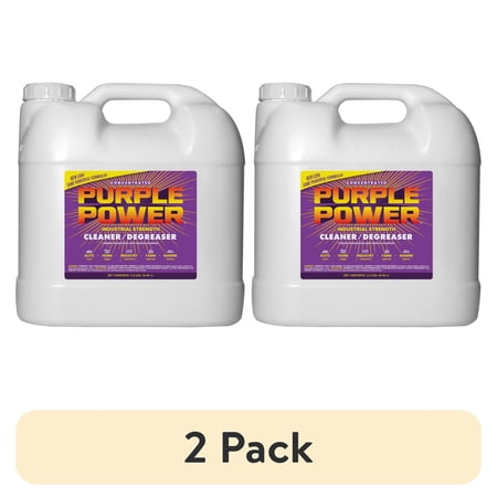 (2 pack) Purple Power Concentrate Engine Degreaser, 2.5 Gallons for Home and Vehicle Maintenance