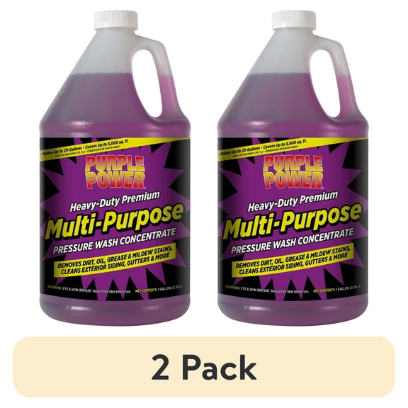(2 pack) Purple Power Heavy-Duty Premium Multi-Purpose Pressure Wash, 1 Gallon
