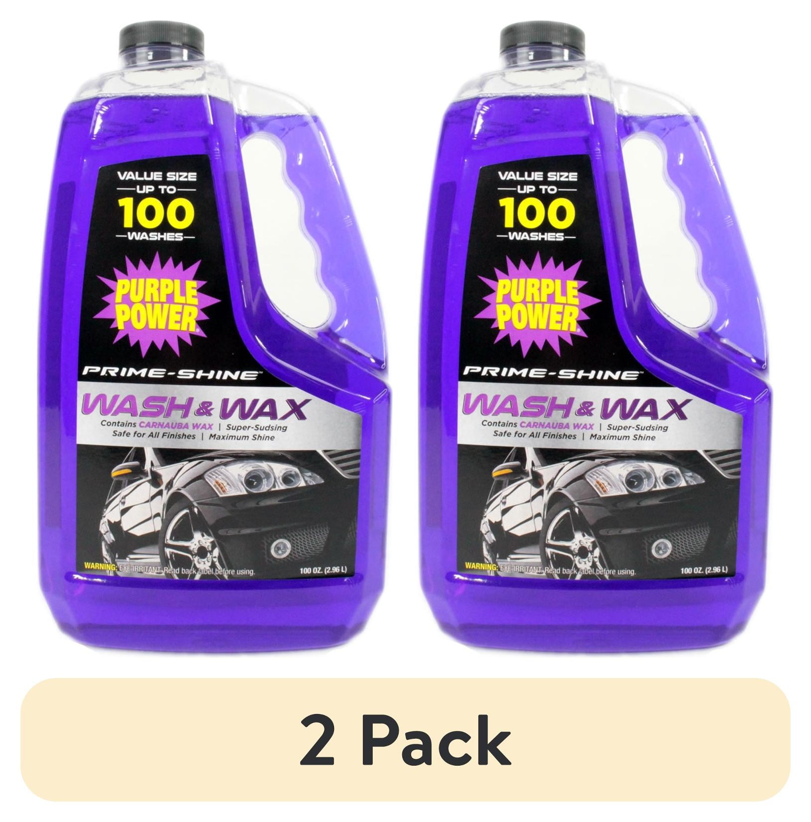 Purple Power Wash & Wax 100 oz Automotive Cleaner with Carnauba