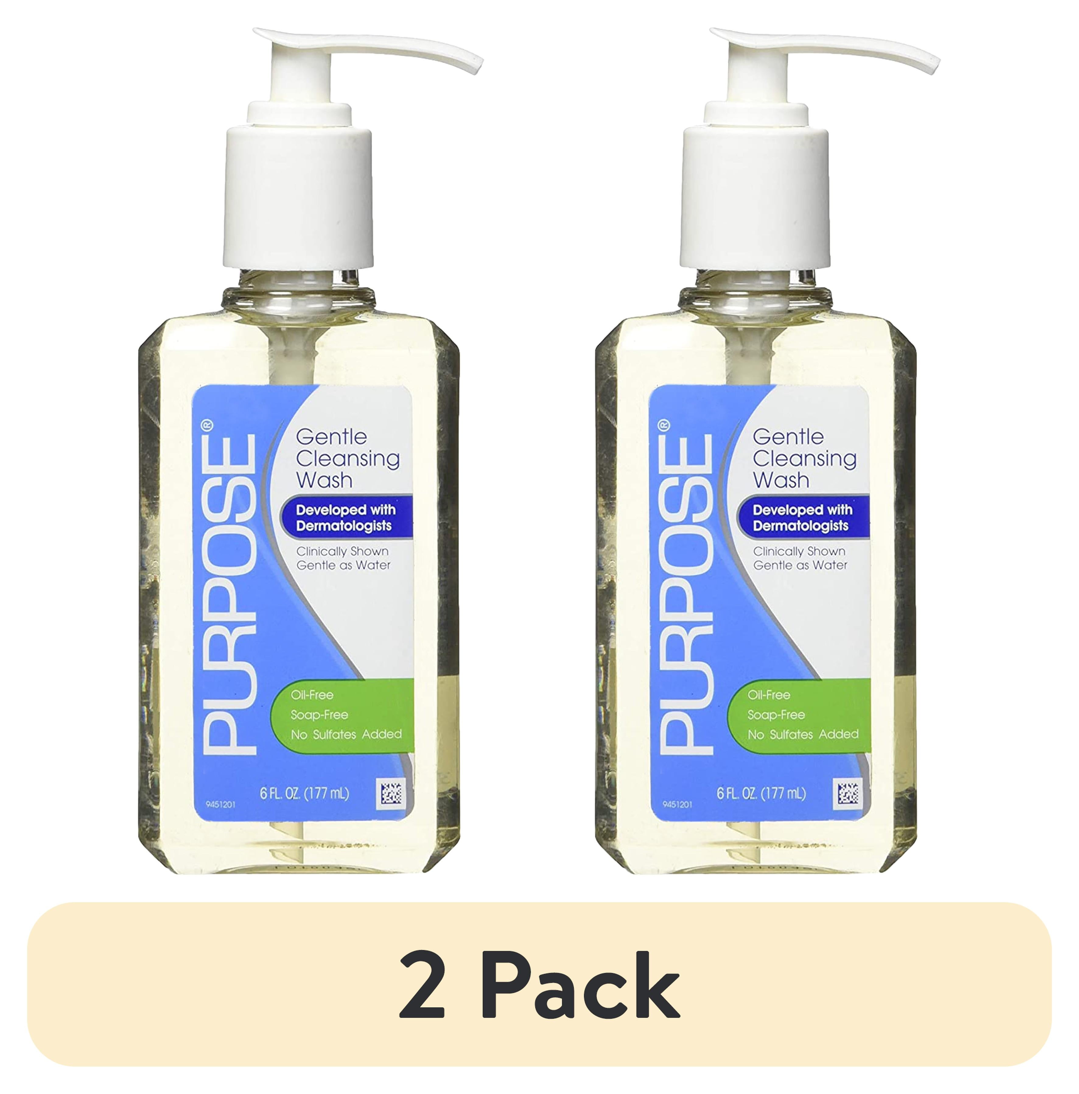 (2 pack) Purpose Gentle Cleansing Face Wash Cleanser, 12 oz