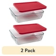 thumbnail image 1 of (2 pack) Pyrex 6 Cup Simply Store Rectangular Dish, 1 of 6