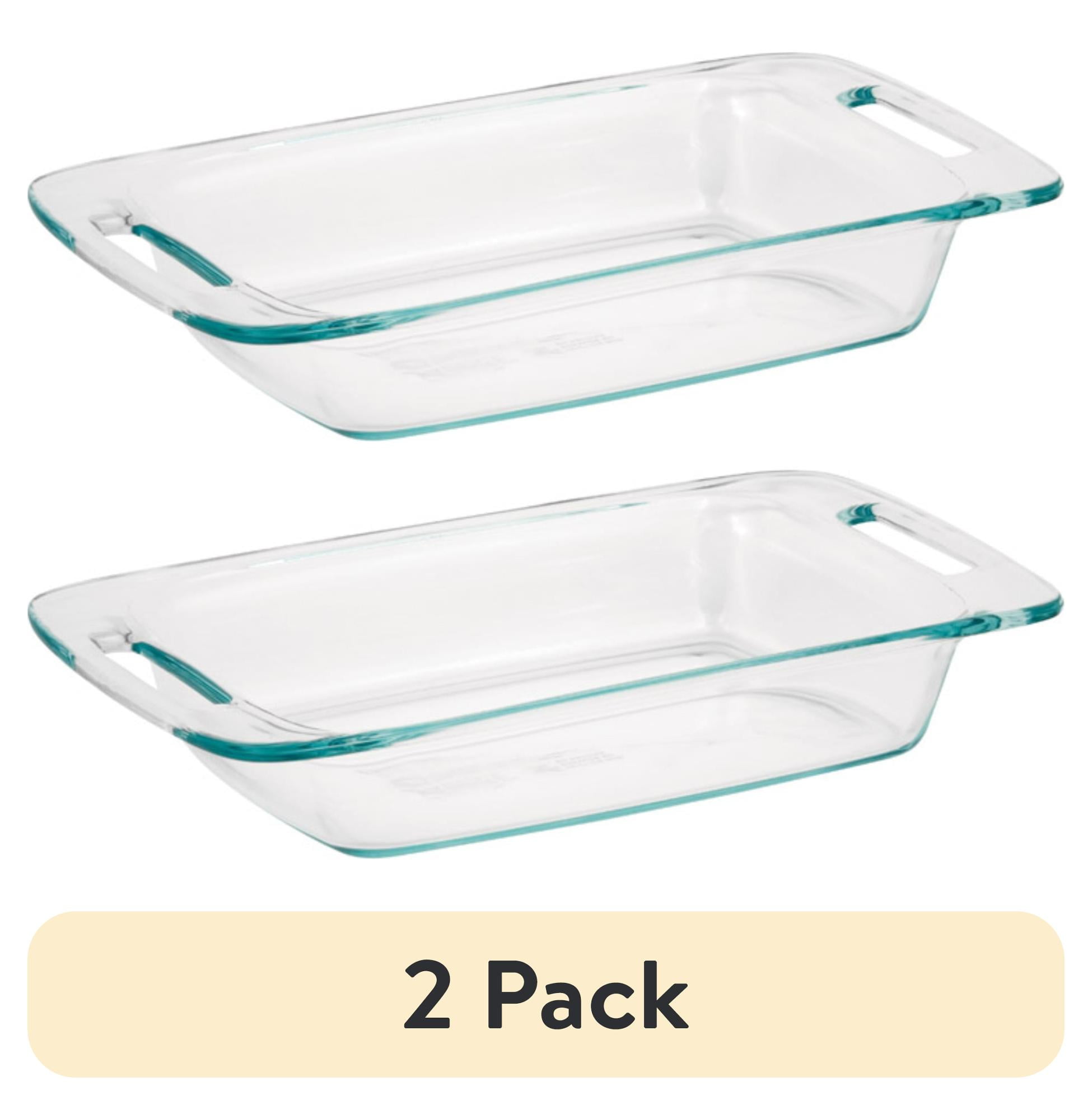 pack) Pyrex Easy Grab 3-qt Oblong Baking Dish, 9x13