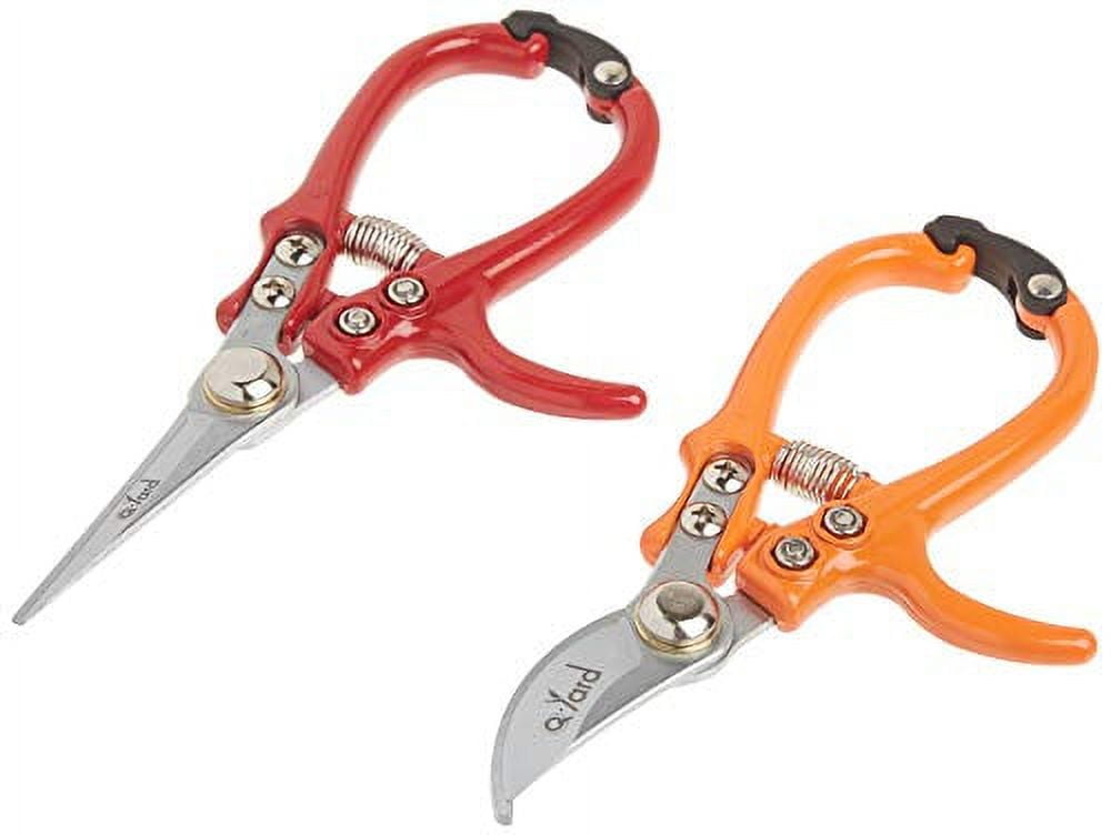 5 Pack Garden Pruners Hand Pruning Shears Gardening Tools Include Tree  Trimmers Secateurs,Flower Scissors,Heavy Duty Hand Pruner and Soil Gloves