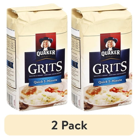 (2 pack) Quaker, Quick 5-Minute Grits, 80 oz Box