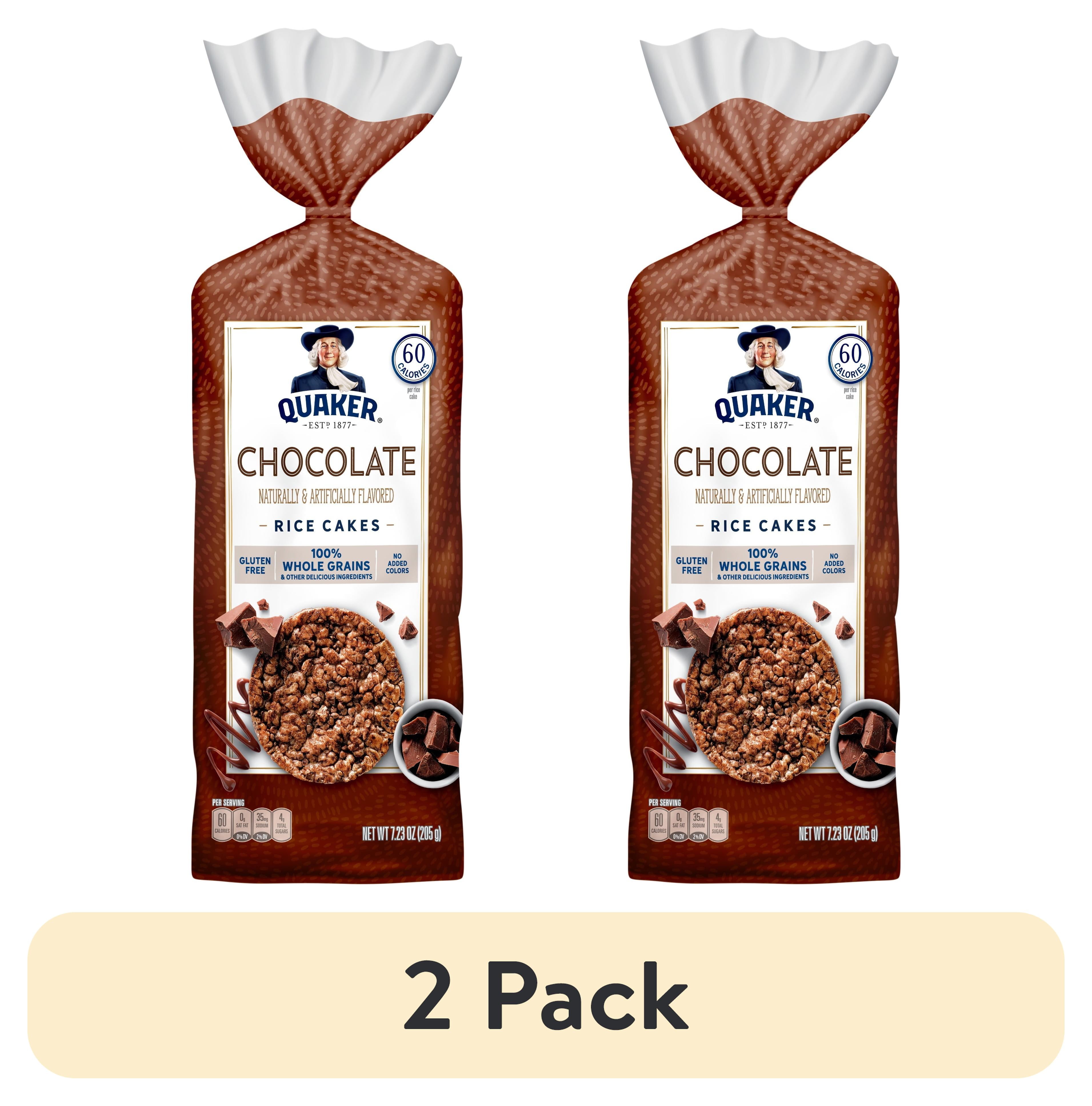 Rice cake & Harry② 2 pack) Quaker Rice Cakes, Whole Grain Chocolate, Gluten