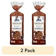 (2 pack) Quaker Rice Cakes, Whole Grain Chocolate, Gluten Free, 7.23 oz