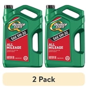 2 pack Quaker State All Mileage 5W-30 Motor Oil, 5 Quart
