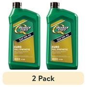 2 pack Quaker State Euro Full Synthetic 5W-40 Motor Oil, 1 Quart