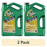 2 pack Quaker State Full Synthetic 0W-20 Motor Oil, 5-Quart
