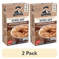 thumbnail image 1 of (2 pack) Quaker Steel Cut Quick 3 Minute Oatmeal, Brown Sugar & Cinnamon, 1.69 oz Packets, 8 Count, 1 of 10
