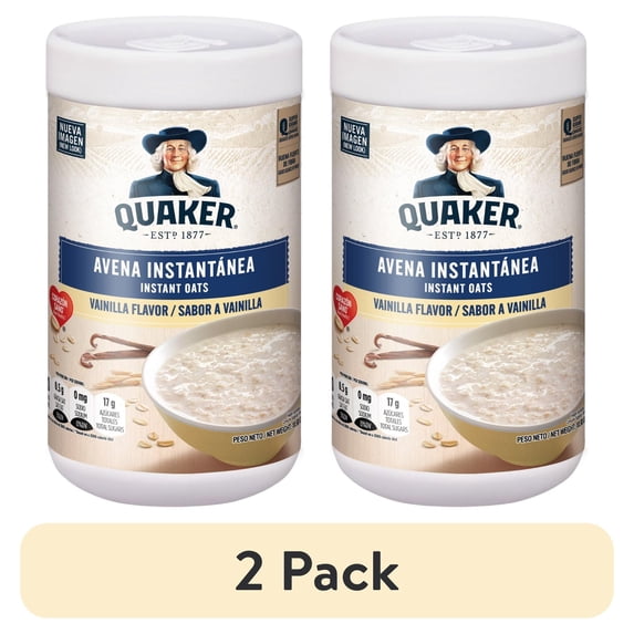 (2 pack) Quaker Vanilla Instant Oats