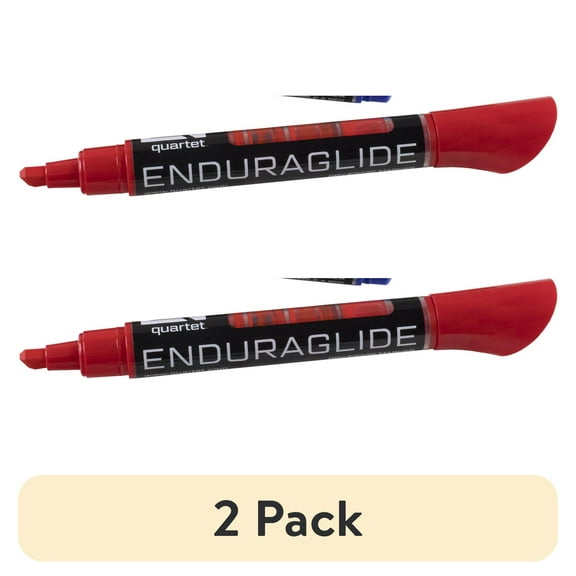 (2 pack) Quartet 5001MA Broad Chisel Tip EnduraGlide Dry Erase Marker - Assorted (4/Set)