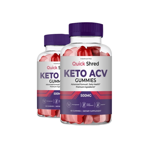 (2 pack) Quick Shred - Quick Shred Keto ACV Gummies