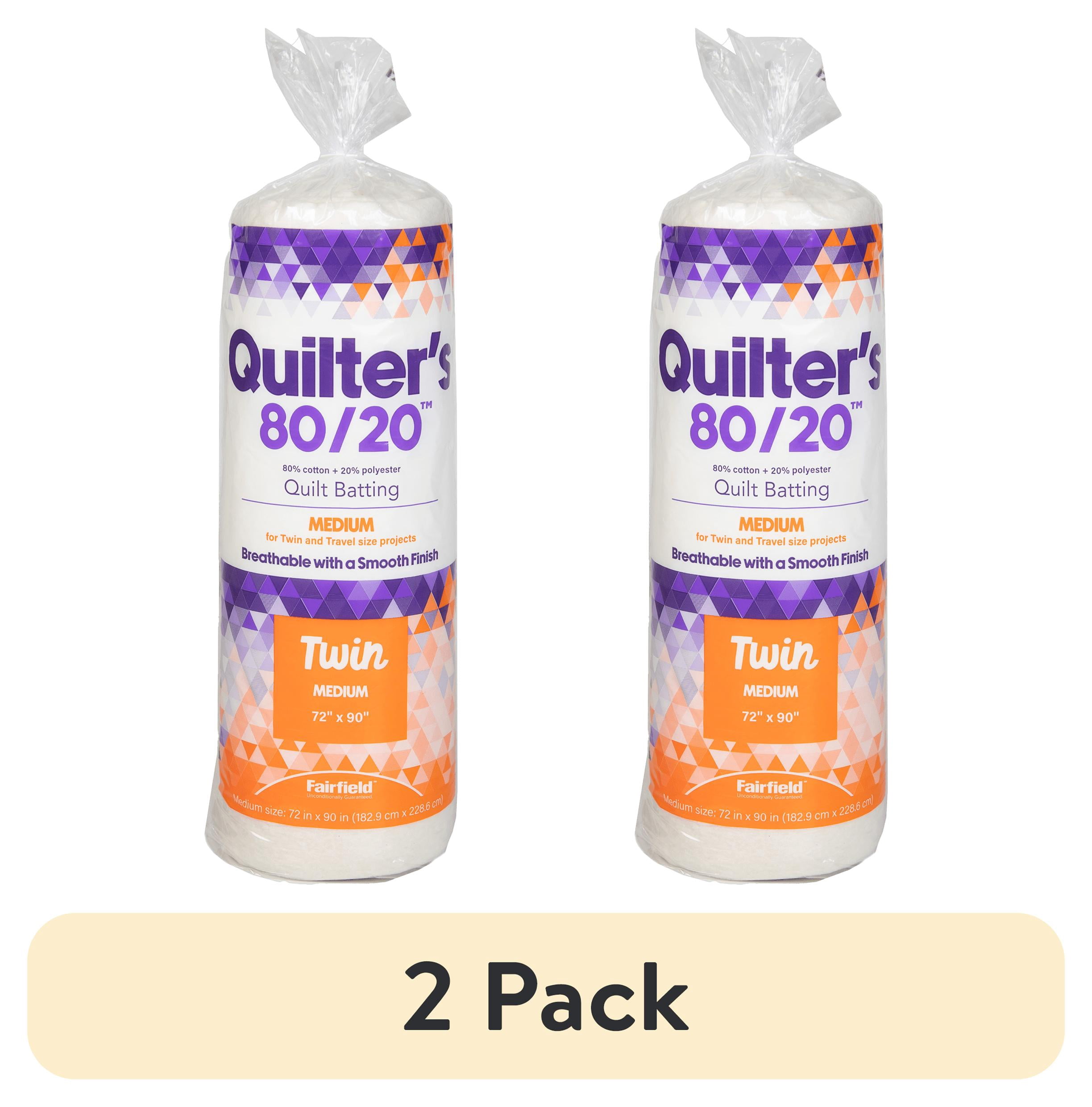 (2 pack) Quilters 80/20™ Batting by Fairfield™, 72" x 90"