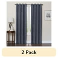 thumbnail image 1 of (2 pack) Quinn Blackout Single Curtain Lined Grommet Panel, 50" x 108", Navy, 1 of 6