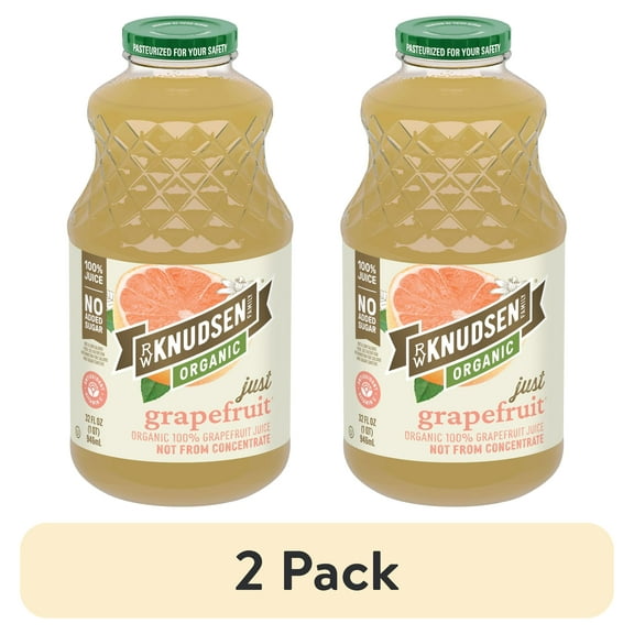 (2 pack) R.W. Knudsen Family Organic Grapefruit Juice, 32-Fluid Ounce