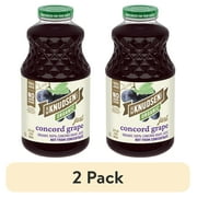 (2 pack) R.W. Knudsen Family Organic Just Concord Grape Juice, 32-Fluid Ounce