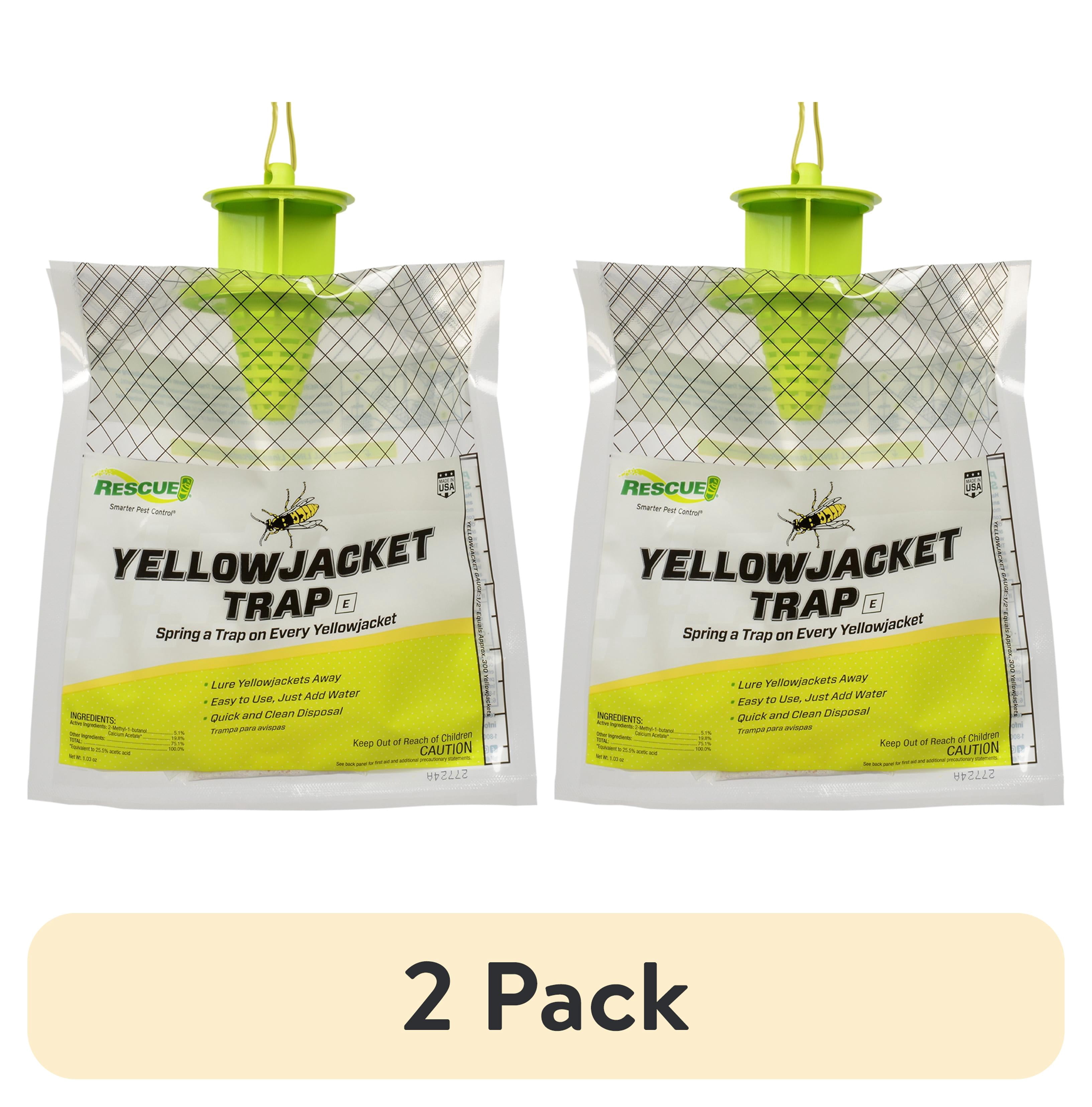 (2 pack) RESCUE! Yellow Jacket Disposable Trap, 1 Unit, East of Rockies Mix