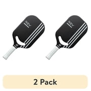 (2 pack) (2 pack) REV Platinum Edgeless Pickleball Paddle, Carbon Fiber Face, Polypropylene Honeycomb Core, 8oz, Black
