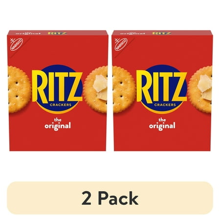(2 pack) RITZ Original Crackers, Snacks for Kids and Adults, Lunch Snacks, 10.3 oz