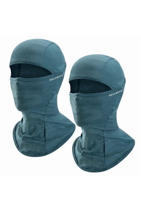 2 Pack Balaclava Face Mask Ski Mask for Men Women, Cooling Neck Gaiter Full Face Cover, UV Sun Protective Motorcycle Cycling ATV Mask, Green