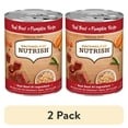 thumbnail image 1 of (2 pack) Rachael Ray Nutrish Premium Paté Real Beef & Pumpkin Recipe Wet Dog Food, 13 oz. Can, 1 of 9