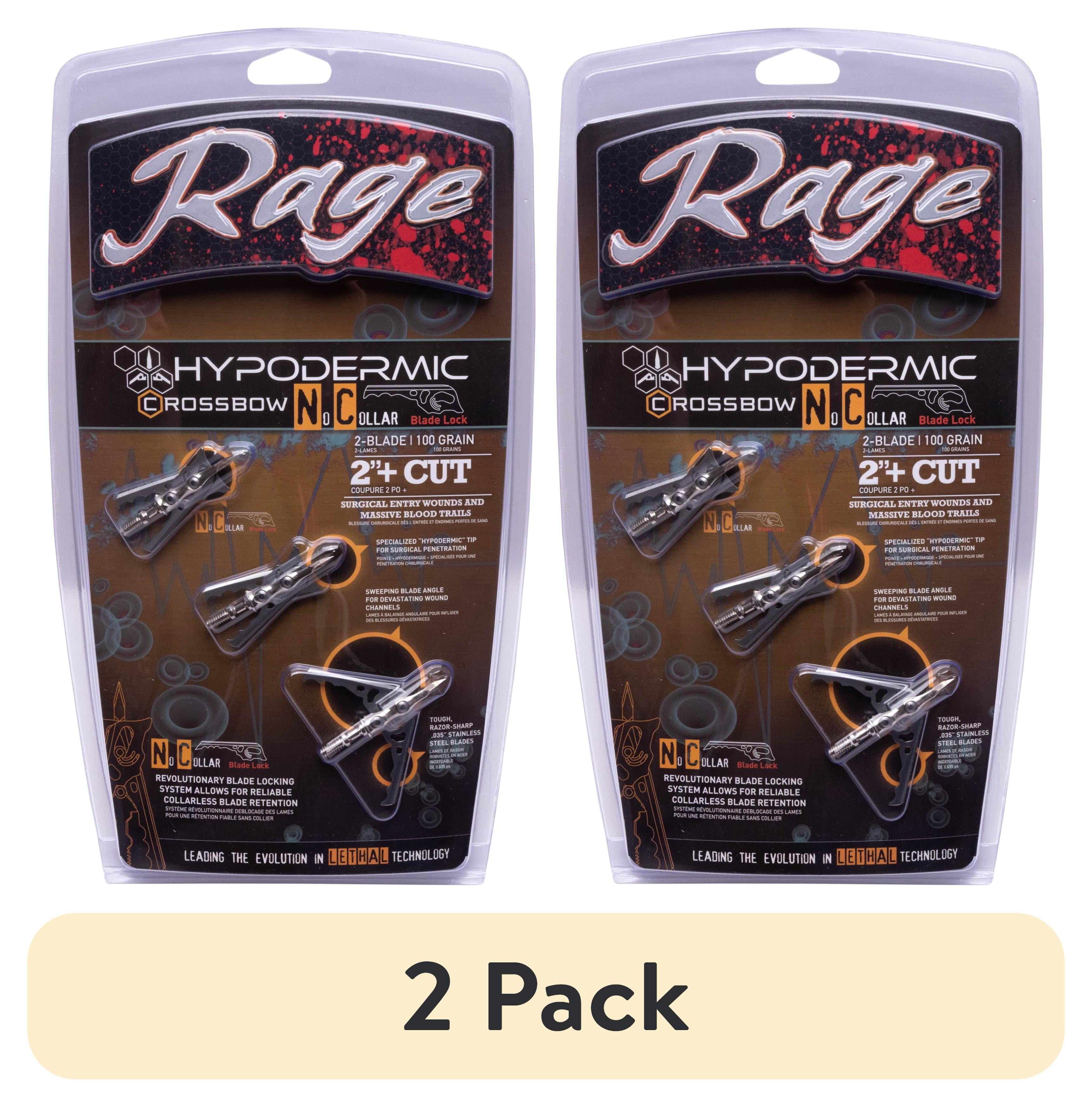2 pack) G5 Outdoors Mega Meat 100 Gr Broadheads 3 Pack 2